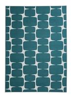 Habitat x Scion Lohko Printed Rug - 120 x 170cm -Teal