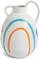 Habitat 60 Radica Ceramic Wide Base Vase by Silvia Kamodyova