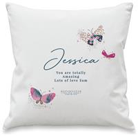 Personalised Message Butterfly Cushion