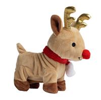 Home 21cm Animated Reindeer Soft Toy