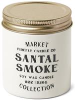 Firefly Market Large Ceramic Tin Candle - Santal Smoke