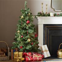 Argos Home 5ft Christmas Tree With Lights And Decorations