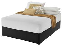 Silentnight Kingsize Divan Bed Base - Charcoal