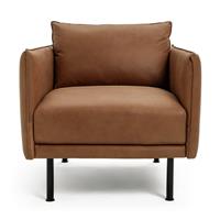 Habitat Moore Leather Armchair - Tan