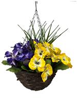 Garden XP Artificial flower With Hanging Basket
