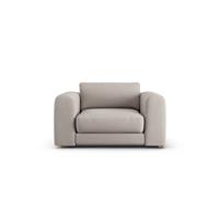 Habitat Ayr Fabric Cuddle Chair - Stone