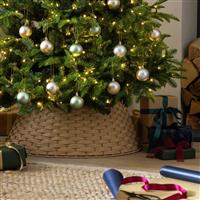 Habitat Woven Collapsible Tree Skirt - 68cm