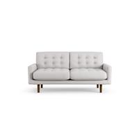 Habitat Fenner Fabric 2 Seater Sofa - Natural - Dark Leg