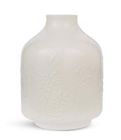 Habitat Embossed Floral Ceramic Vase - Off White