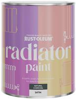 Rust-Oleum Radiator Satin Paint 750ml - Natural Charcoal