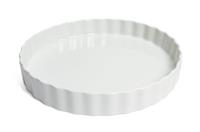 Habitat Riko 24cm Non Stick Porcelain Pie Dish - Cream