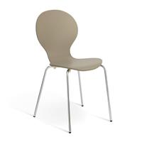 Habitat Bentwood Metal Dining Chair - Taupe