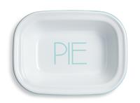 Habitat 24cm Enamel Coated Carbon Steel Pie Dish - White