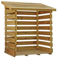 Mercia Pressure Treated Wooden Single Log Store - 3 x 3ft