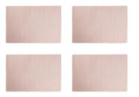 Habitat Ribbed Set of 4 Placemats - Blush
