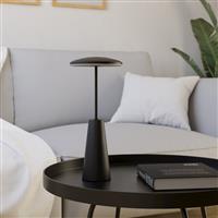 EGLO Piccola Steel LED Bathroom Portable Table Lamp - Black