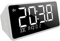 Bush Oxford DAB+/FM Clock Radio - White