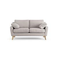 Habitat Ivor Fabric 2 Seater Sofa - Natural - Ash Leg