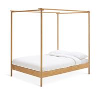 Habitat Akari 4 Poster Kingsize Wooden Bed Frame - Natural