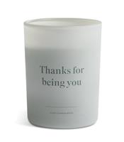 Habitat Thanks For Being You Candle - Honey & Sandalwood