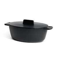 Habitat 60 Stove 4.2 Litre Cast Iron Casserole Dish - Black