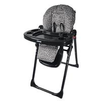My Babiie MBHC8 Premium Highchair - Black Leopard