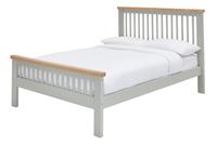 Argos Home Aubrey Double Wooden Bed Frame - Sage Green