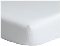 Home Essentials Soft Touch White Fitted Sheet - King size