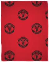 Manchester UTD Fleece Throw - Red