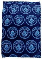 Manchester City Fleece Throw - Blue - 150x100cm
