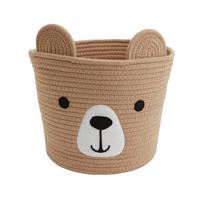 Argos Home Rope Bear Kids Storage Basket - Brown