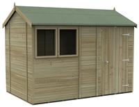 Forest Timberdale 2 Windows Reverse Apex Shed - 10 x 6ft