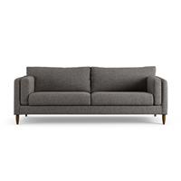 Habitat Newington Fabric 4 Seater Sofa - Charcoal-Dark Leg