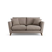 Habitat Lomond Fabric 2 Seater Sofa - Mocha - Dark Leg