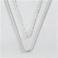 Revere Sterling Silver Double Chain Necklace