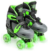 Xootz LED Quad Skates - Green
