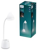 Philips Rock 39cm LED Portable Touch Desk Lamp - White