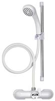 Croydex 3 Piece Bathroom Shower Set - White