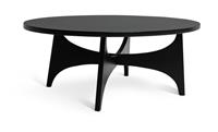 Habitat Mid Century Round Coffee Table - Black