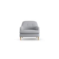 Habitat Frome Fabric Armchair - Grey - Ash Leg