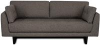 Habitat Kleo Fabric 3 Seater Sofa - Charcoal