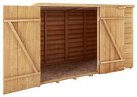 Mercia Overlap Windowless Pent Bike Store - 3 x 6ft