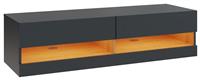GFW Leon 180cm LED Wall TV Unit - Anthracite