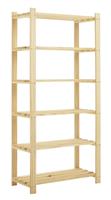 Argos Home Karee 6 Tier Shelving Unit - Natural