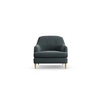 Habitat Frome Fabric Armchair - Charcoal - Ash Leg