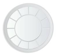 Argos Home White Window Round Wall Mirror - 71x71cm