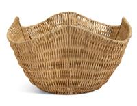 Habitat Rattan Wave Storage Basket - Natural