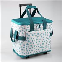 Habitat Spot Printed Family Cool Bag On Wheels