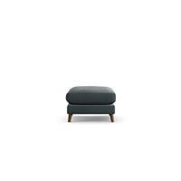 Habitat Lomond Fabric Footstool - Charcoal - Dark Leg