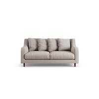 Habitat Swift Fabric 2 Seater Sofa - Stone - Dark Leg